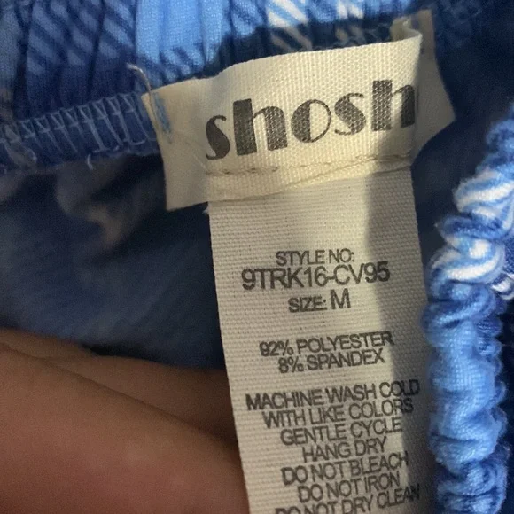 blue pajama pants - Picture 2 of 2